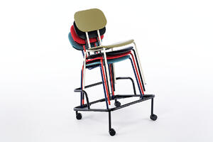 Der Transportwagen im Einsatz